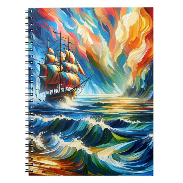Cahier à spirale Radiant Horizon Clippers (Devant)