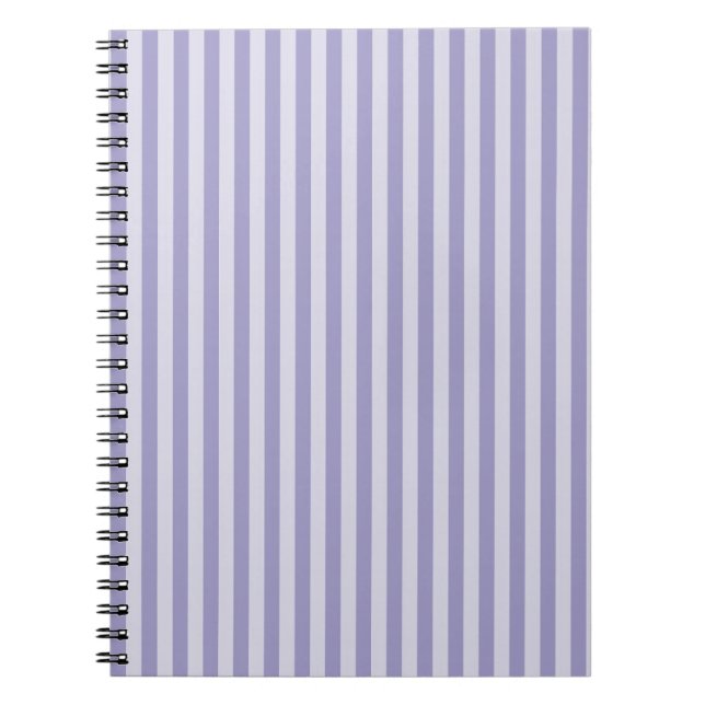Cahier à spirale rayures violettes (Devant)