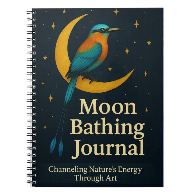 Cahier à spirale rituel lunaire Torogoz (Devant)