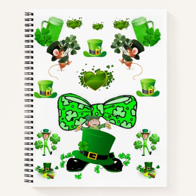 Cahier à spirale Saint-Patrick (Devant)