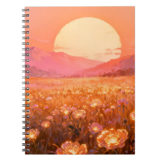 Cahier à spirale Sunset Bloom