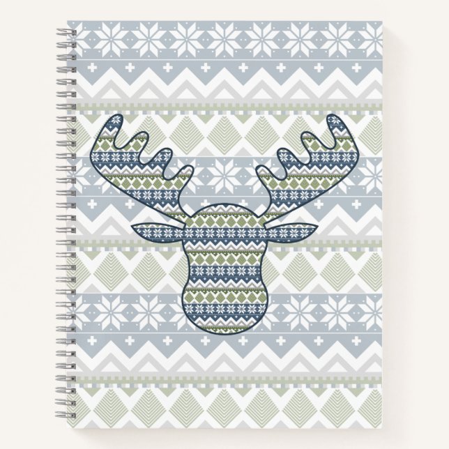Cahier à spirale Sweater d'hiver (Devant)
