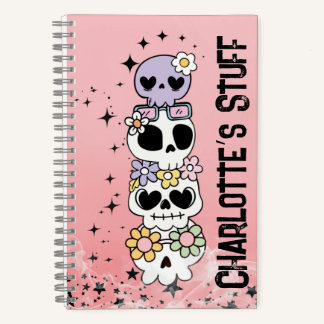 Cahier à spirale thème Halloween