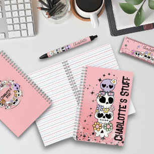 Cahier à spirale thème Halloween