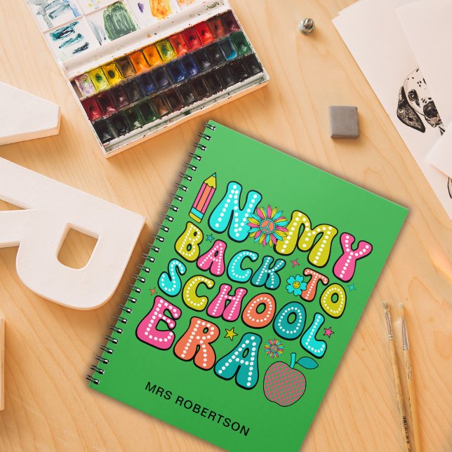 Cahier à spirale vert pour la rentrée scolaire des (Créateur téléchargé)