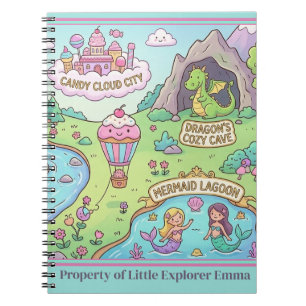 Cahier à spirale Wonder-Map pour jeunes explorateu