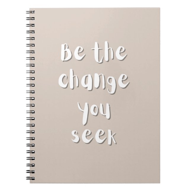 Cahier à spirales de citations inspirantes (Devant)