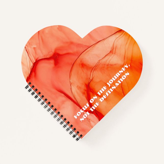 Cahier à spirales esthétique avec citation personn (Devant)