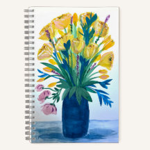 cahier à spirales Oma's Flowers