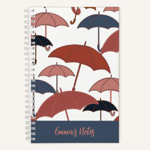 Cahier à spirales parapluie lumineux Journal d'a