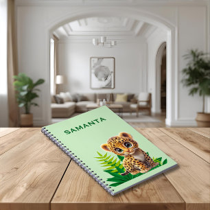 Cahier à thème faune avec nom