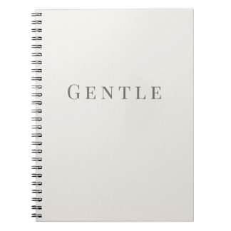 Cahier à typographie minimale - Douce