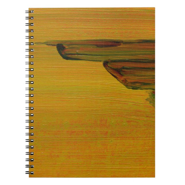 Cahier abstrait jaune (Devant)