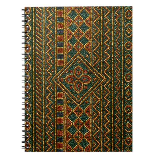 Cahier Africain Perlé Kente (Devant)
