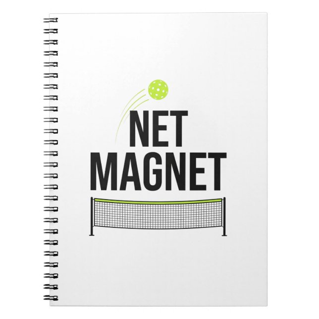 Cahier aimanté drôle pour filet de Pickleball (Devant)