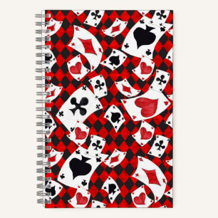 Cahier Alice au Pays des Merveilles Rouge & Noir –
