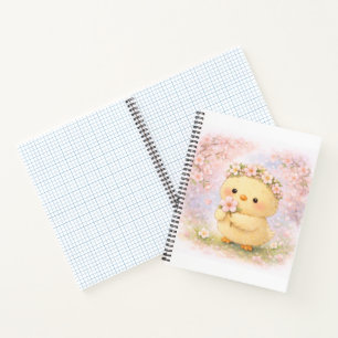 Cahier Alma Fleur de Cerisier   Poussin Mignon de 