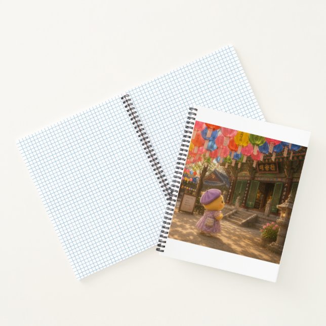 Cahier Alma sous les lanternes de lotus (Intérieur)