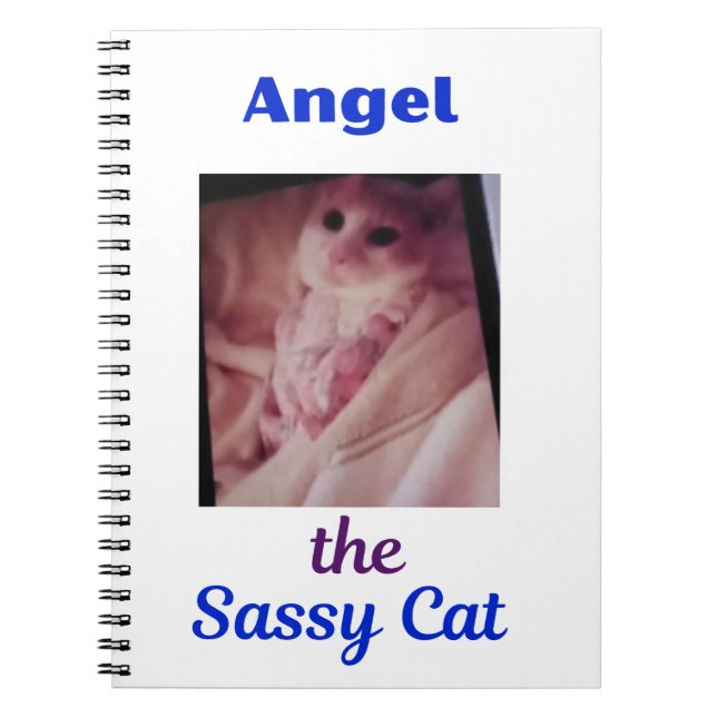 Cahier Angel the Sassy Cat Paw Cat (Devant)
