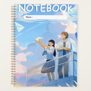 Cahier "Anime Sky" Moments paisibles d'étudiant