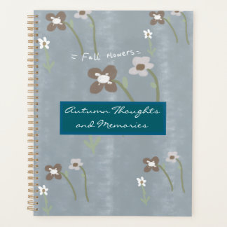 Cahier Aquarelle Fleurs D'automne