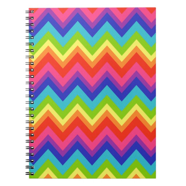 Cahier Arc-en-ciel brillant (Devant)