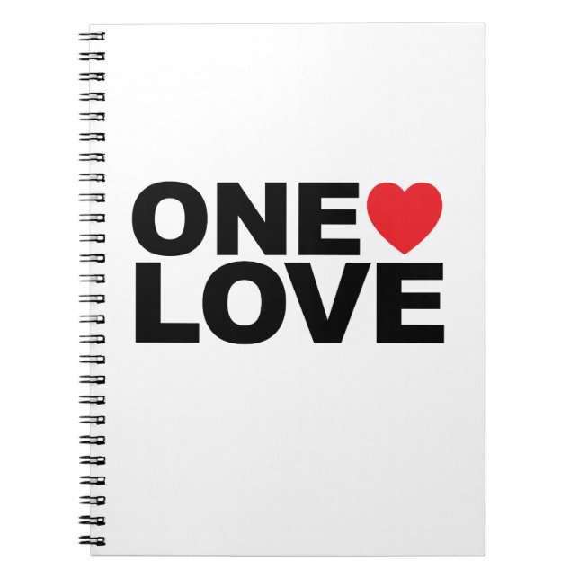 Cahier avec logo OneLove (Devant)