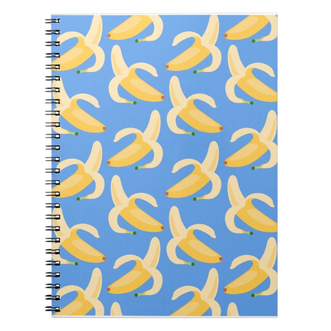 Cahier Bleu Bonheur Banane  (Devant)