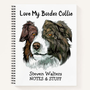 Cahier Border Collie retour à l'école