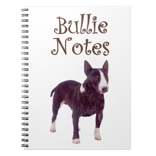 Cahier Bull Terrier (Devant)