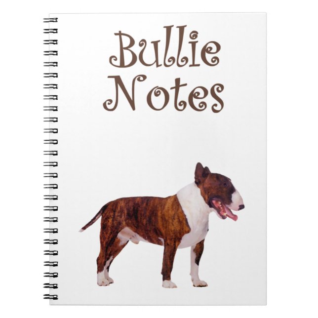 Cahier Bull Terrier (Devant)