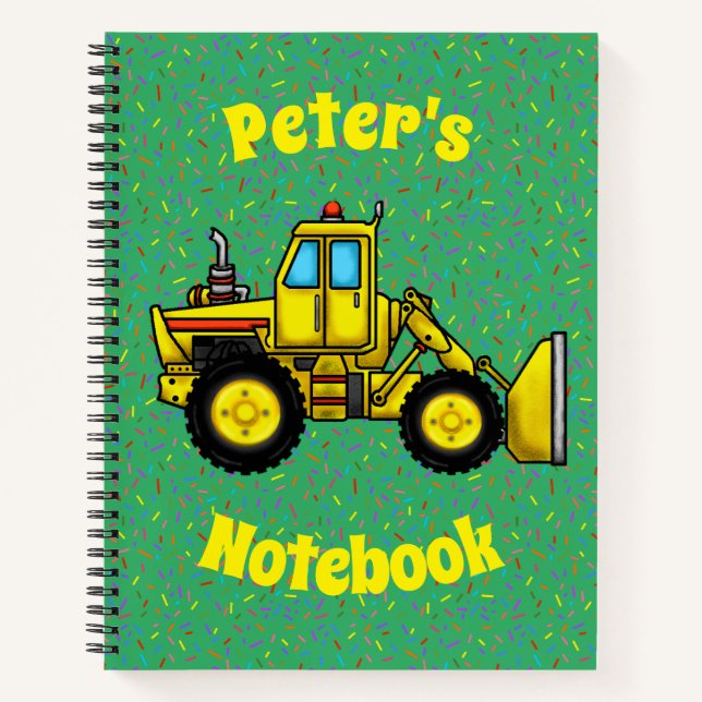 Cahier Bulldozer (Devant)