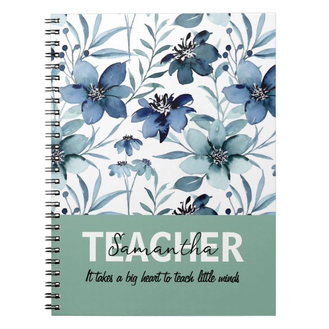 Cahier Cadeau avec Phrase de Nom Personnalisé pour (Devant)