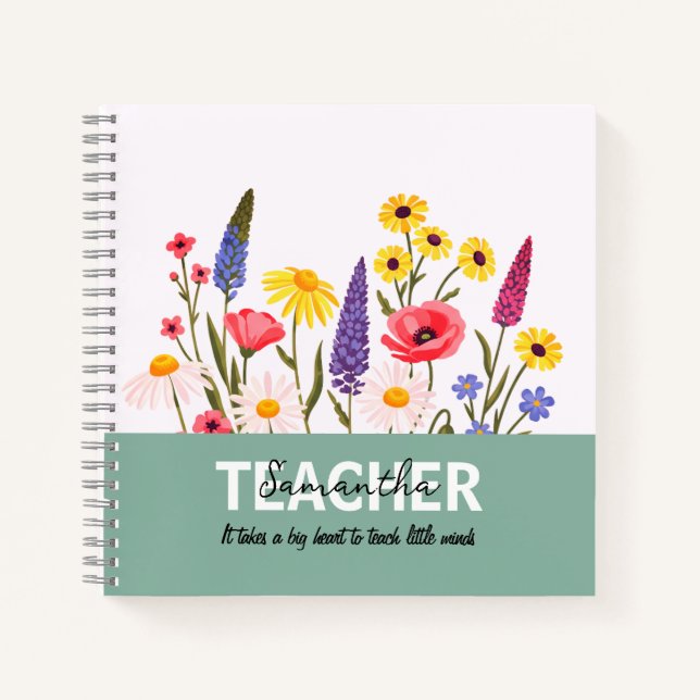 Cahier Cadeau avec Phrase de Nom Personnalisé pour (Devant)