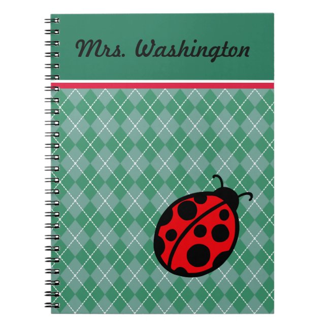 Cahier Cadeau coccinelle (Devant)