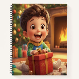 Cahier cadeau de Noël mignon pour enfant