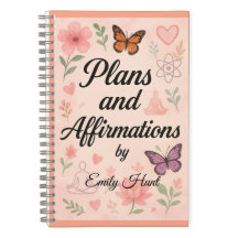 Cahier Cadeau de Plans & Affirmations Personnalisé