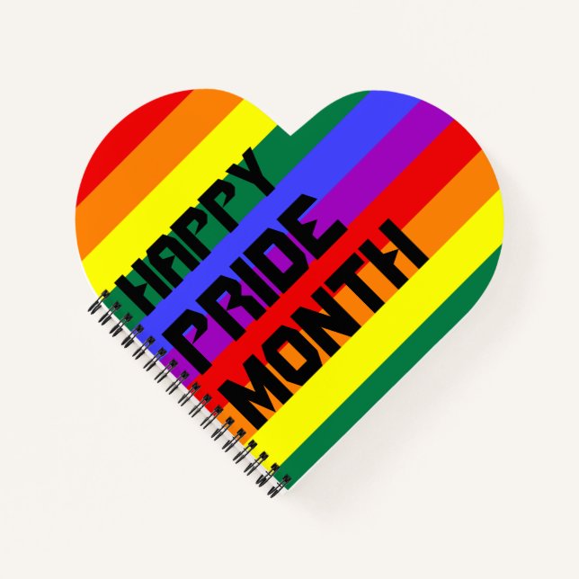 Cahier cadeau Mois de la fierté gay (Devant)