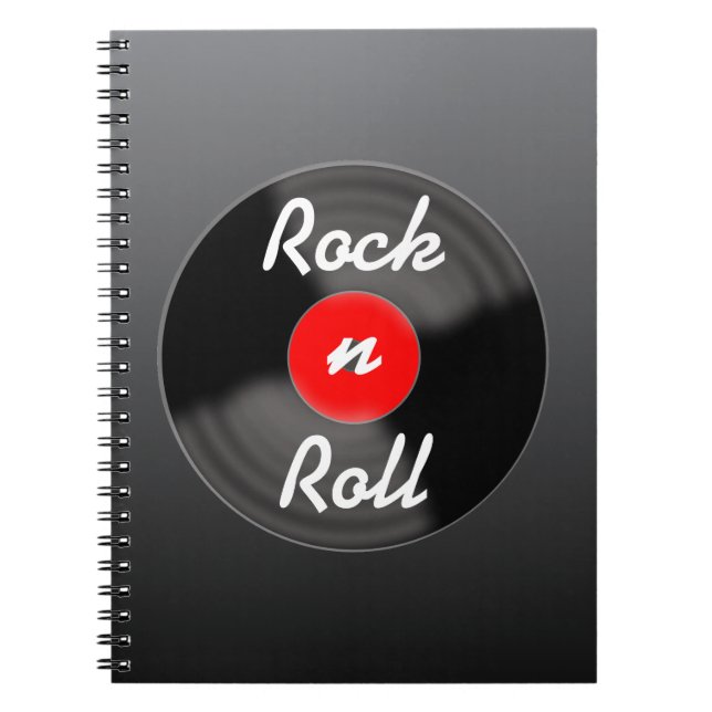 Cahier Cadeau Rétro Disque (Devant)