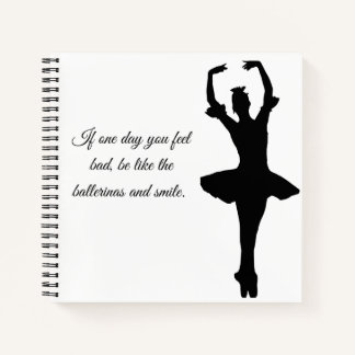 Cahier carré ballerines