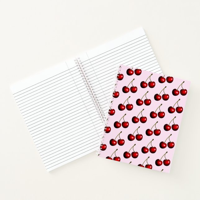 Cahier Cerise - Couleurs Personnalisées (Intérieur)