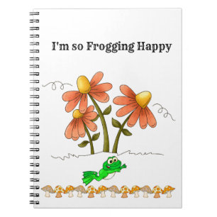 Cahier Champignon Joyeux Grenouille