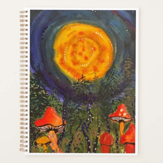 Cahier Champignons au Clair de Lune (Devant)