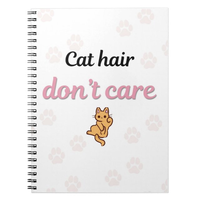 Cahier Chat Mignon Poil De Chat (Devant)