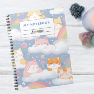 Cahier Chats de Rêve dans les Nuages