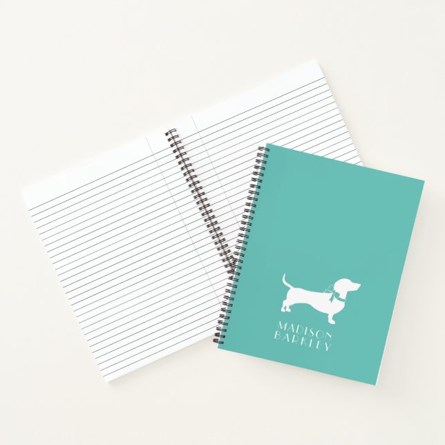 Cahier chiot teckel chien saucisse (Intérieur)