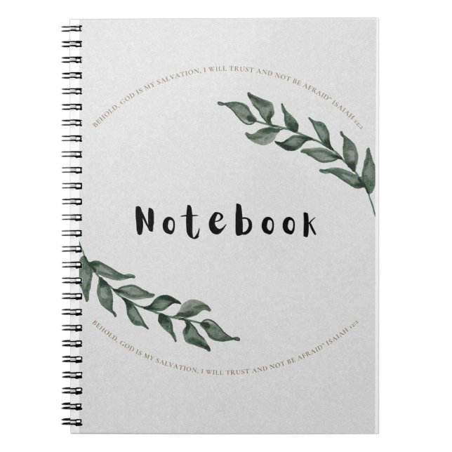 Cahier chrétien pour le journaling biblique (Devant)