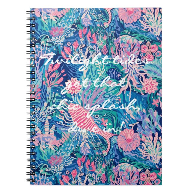Cahier classique au graphisme élégant (Devant)