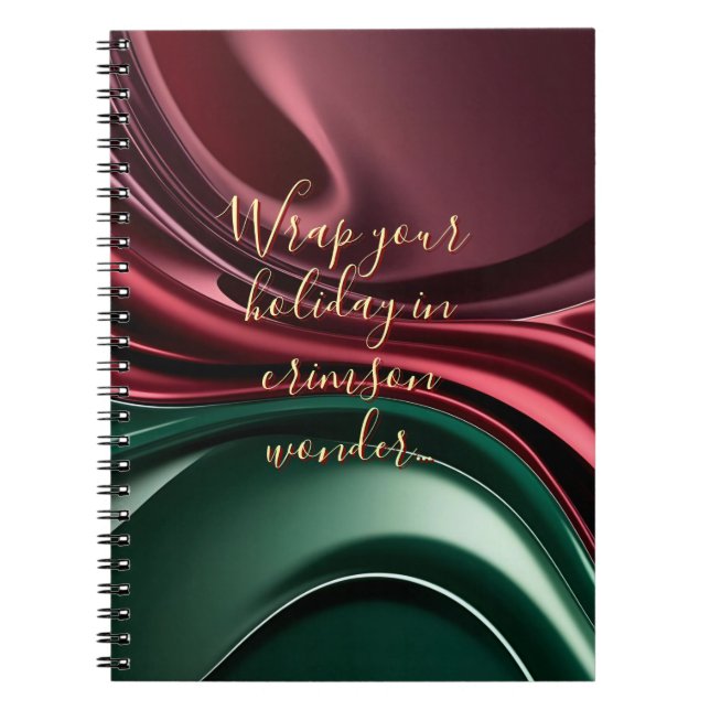 Cahier classique dans un graphique élégant (Devant)