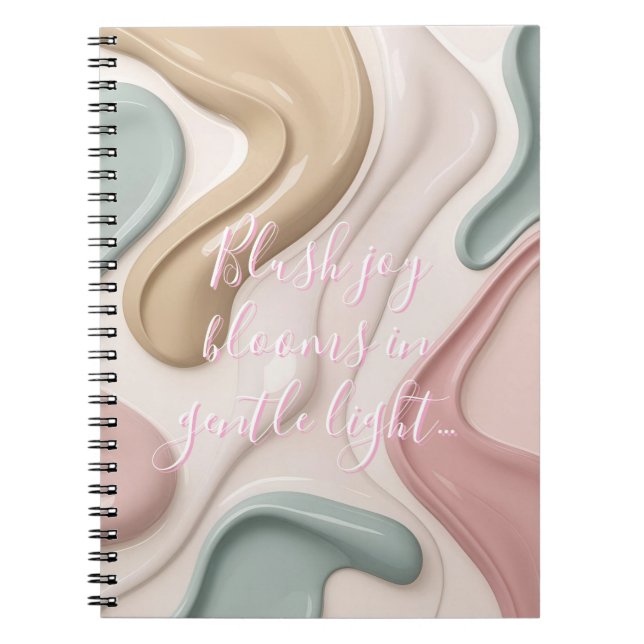 Cahier classique dans un graphique élégant (Devant)